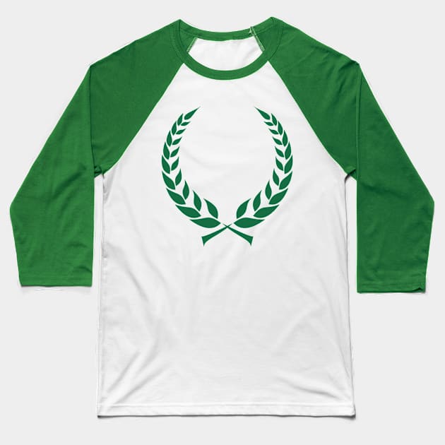 olive Baseball T-Shirt by busines_night